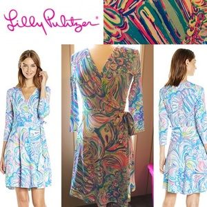 Lilly Pulitzer Emília Guilty Pleasure Wrap Dress